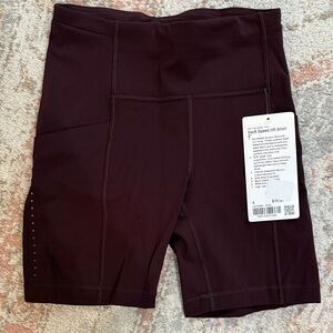Lululemon Athletica Goodnight Plum Swift Speed Shorts